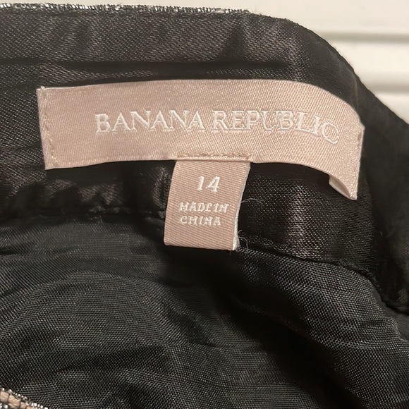 Banana Republic Silver Mini Skirt - Picture 3 of 3